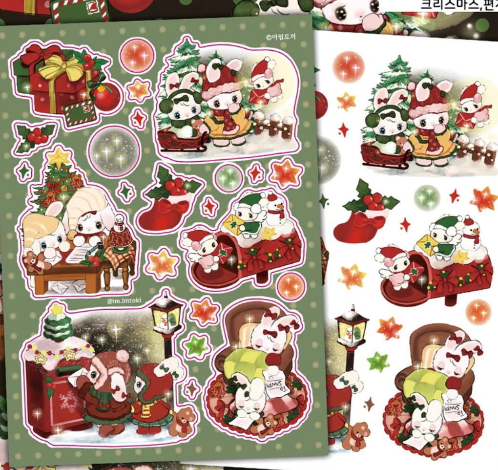 I'M TOKI Christmas Mail sticker c120