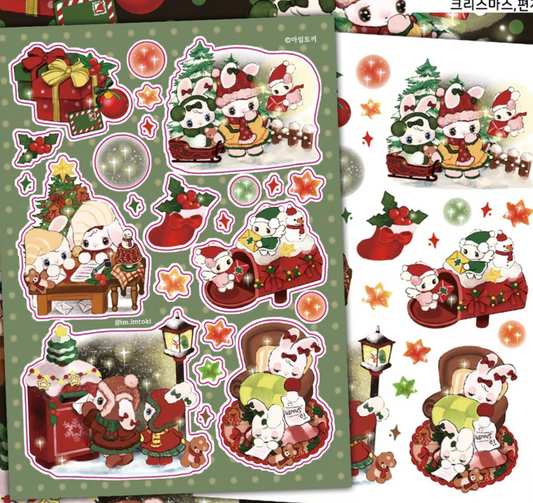 I'M TOKI Christmas Mail sticker c120