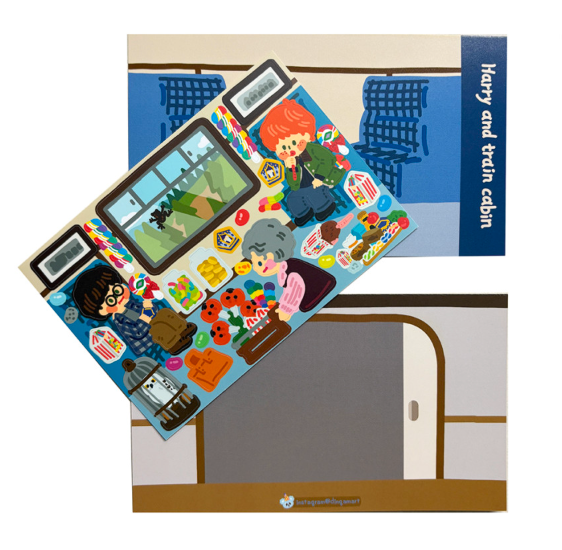 Dingamart Harry's Train Cabin Sticker b409