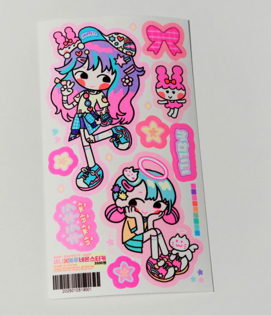 S.S.S. by Leenahoo Sena x Eru Neon sticker L04