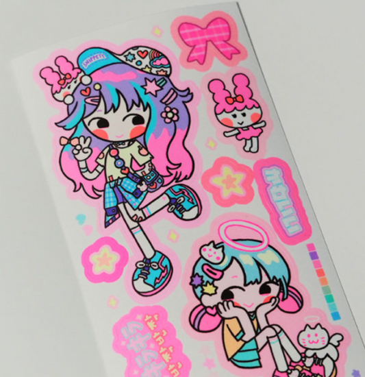 S.S.S. by Leenahoo Sena x Eru Neon sticker B485