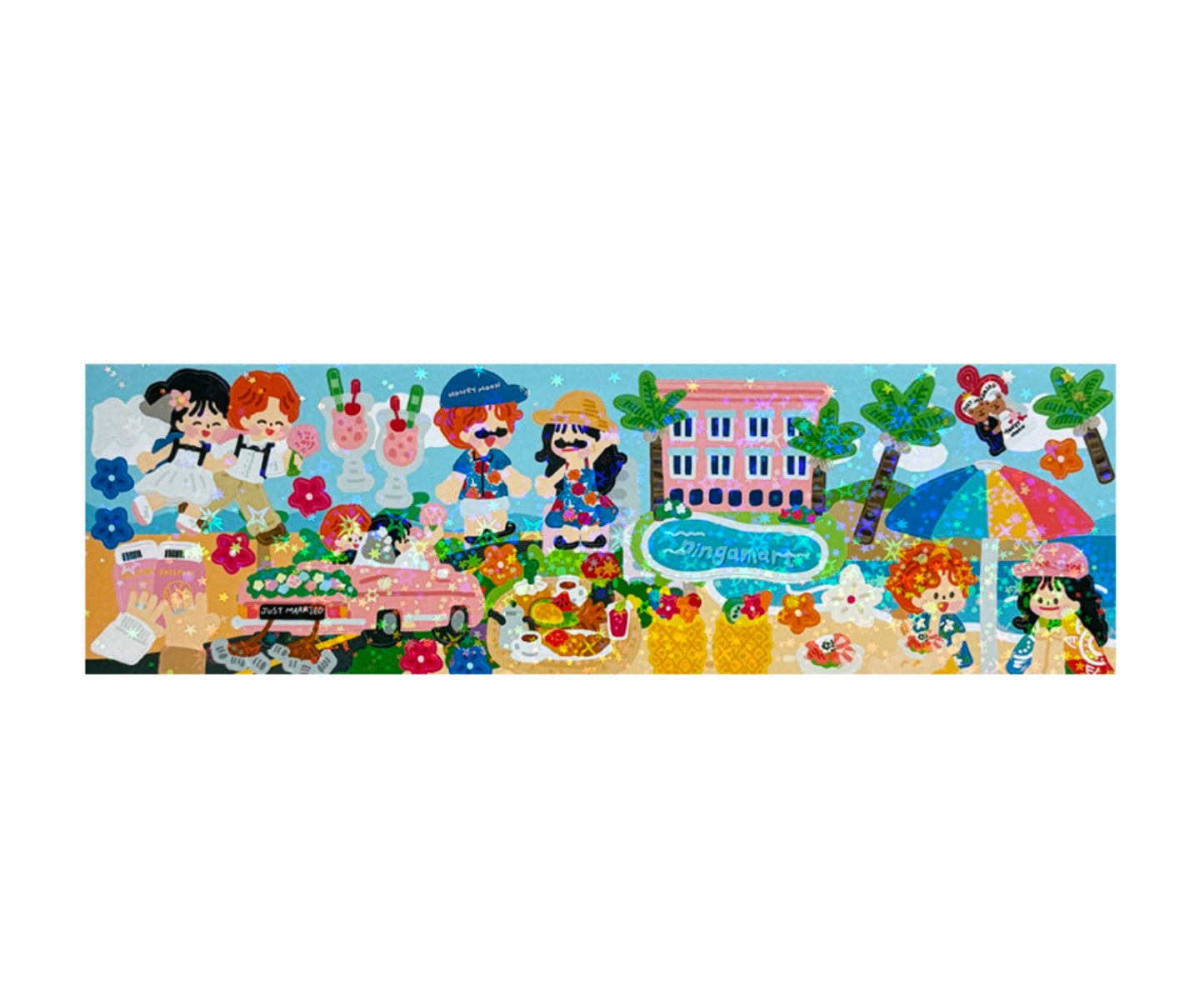 Dingamart Honeymoon sticker B509