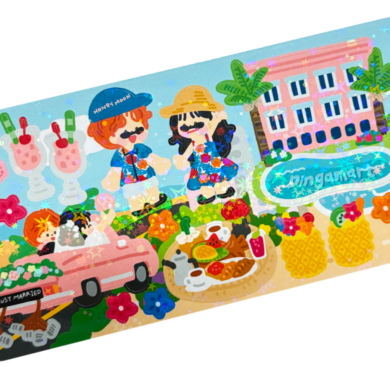 Dingamart Honeymoon sticker B509