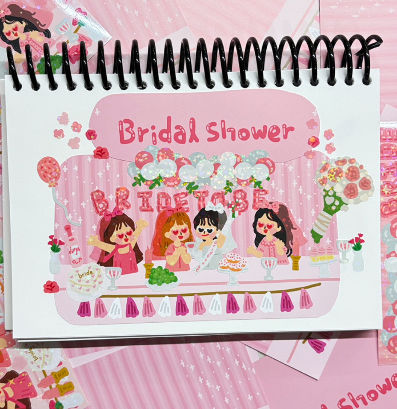 Dingamart Bridal Shower Sticker B508