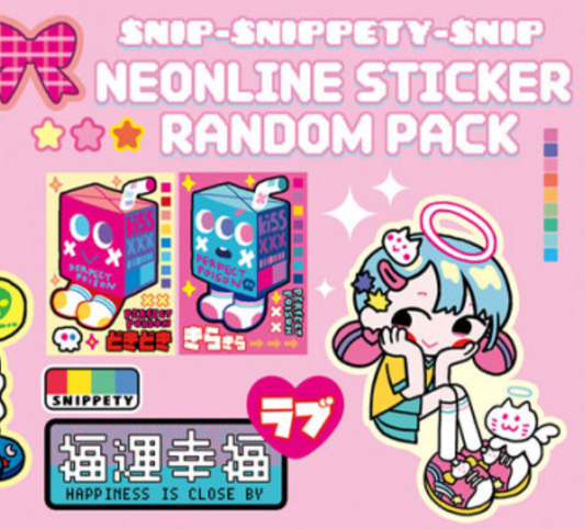 S.S.S. by Leenahoo Random NEON sticker pack b552