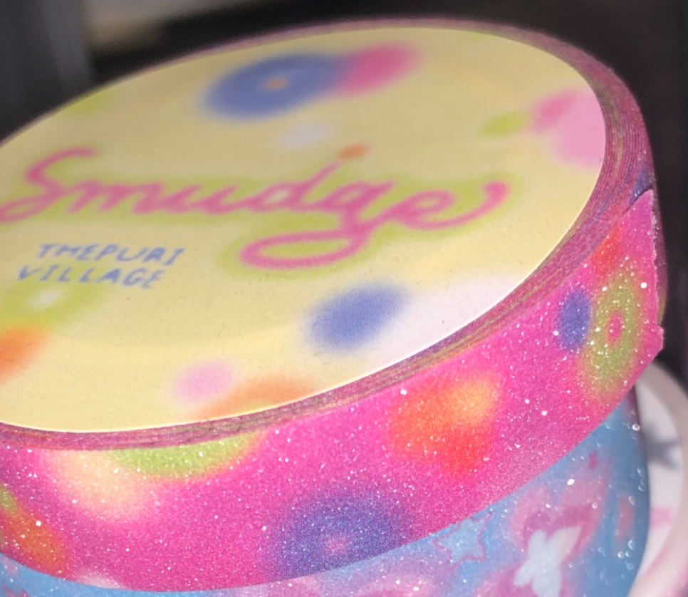 Thepuri Village Smudge sparkle tape w193