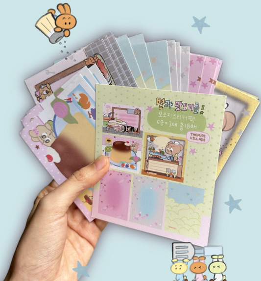 Thepuri Village memo paper sticker pack b562