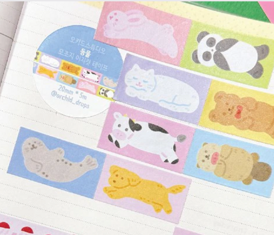 Orchid Studio easy tear animal tape w199