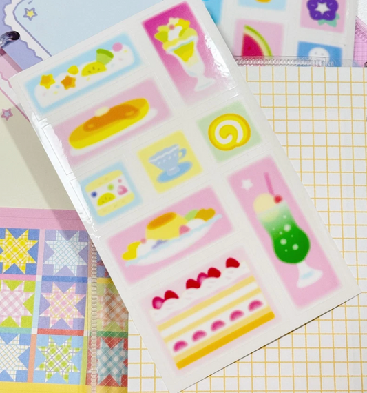 Orchid Studio Summer sticker pink B570