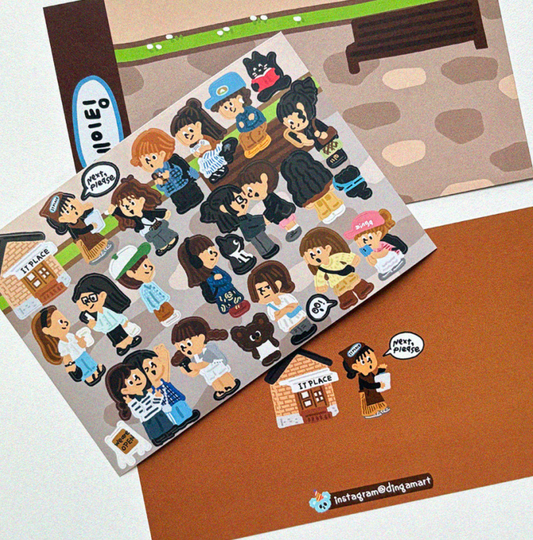 Dingamart Waiting sticker b637