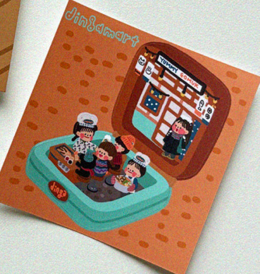 Dingamart Pocket Yummy Eomuck sticker b598