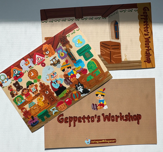 Dingamart Geppetto's Workshop sticker B750