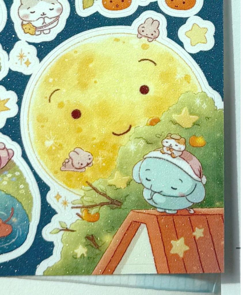 Hola Friends Autumn Night sticker B730
