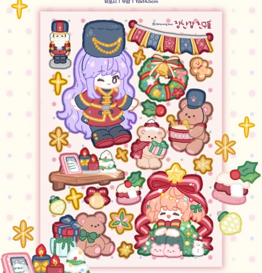 Danpoong.bom Cute Nutcraker sticker b787