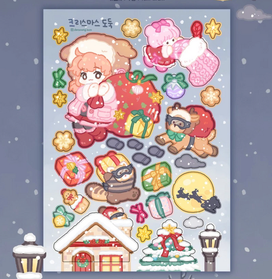 Danpoong.bom Christmas thief sticker b786