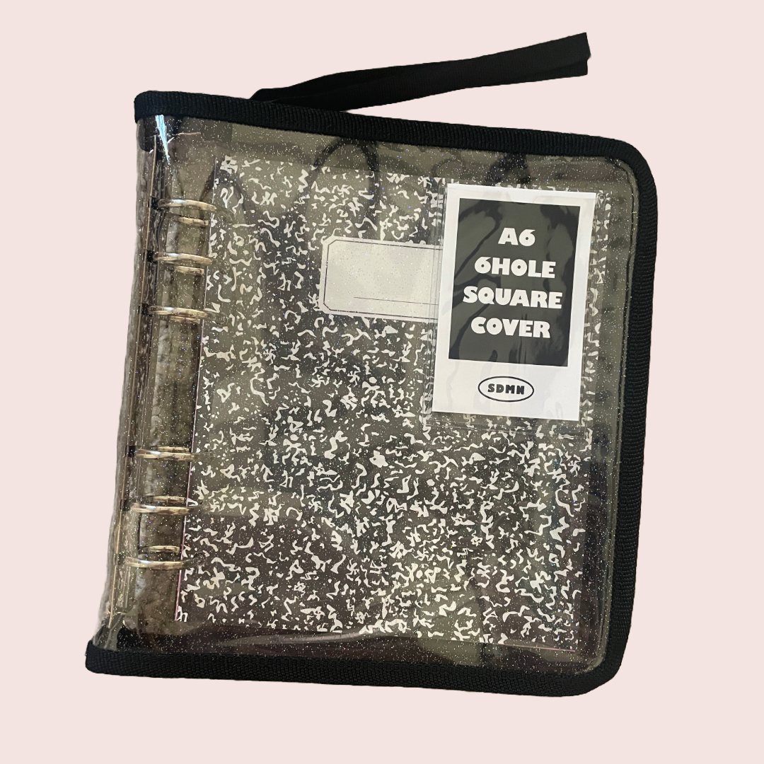 A6 6 Ring binder with paper