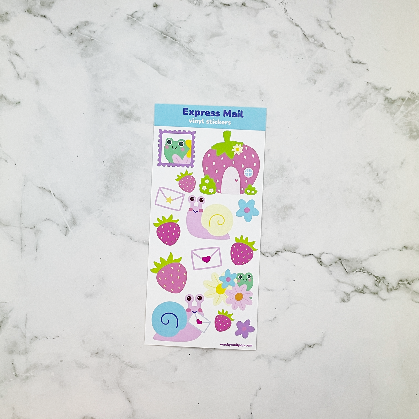 Express Mail vinyl sticker sheet V13