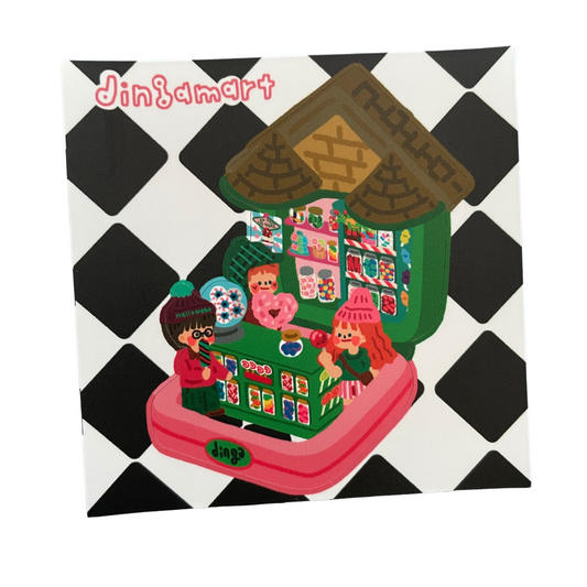 Dingamart Candy Shop pocket sticker
