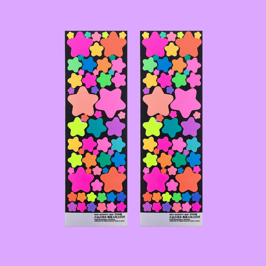 S.S.S. by Leenahoo Neon Stars Sticker A564