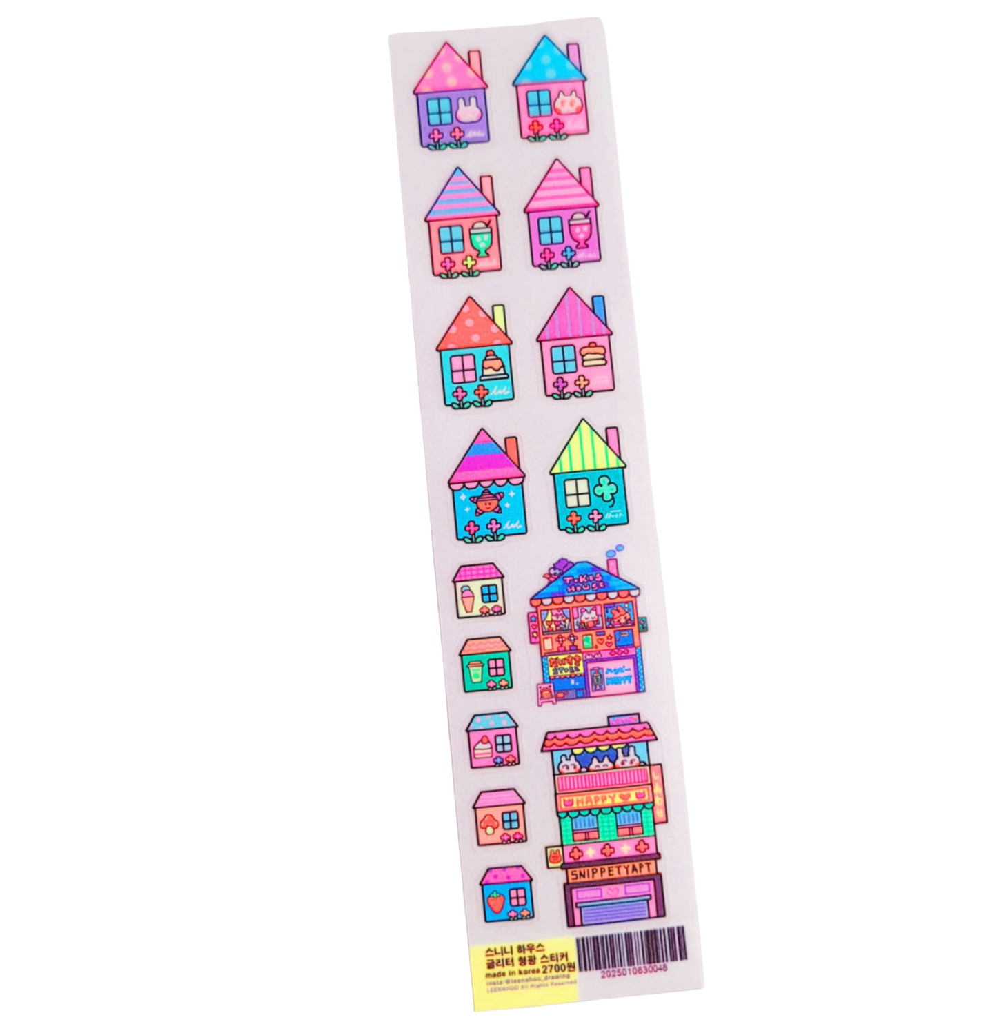 S.S.S. by Leenahoo Snippety House sticker L14