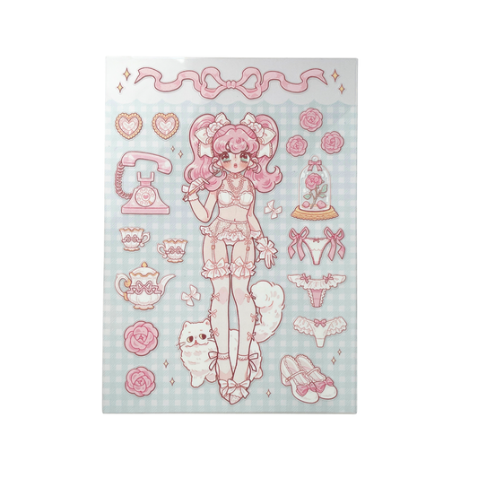 Natsuput Merry Pastel Mint Stickers