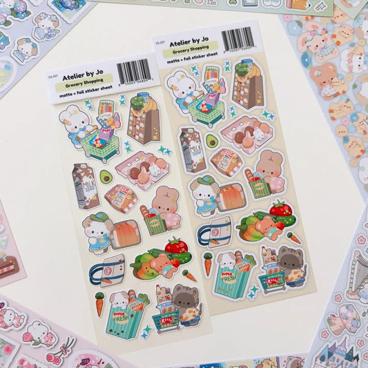 Atelier by Jo Grocery Shopping sticker B686