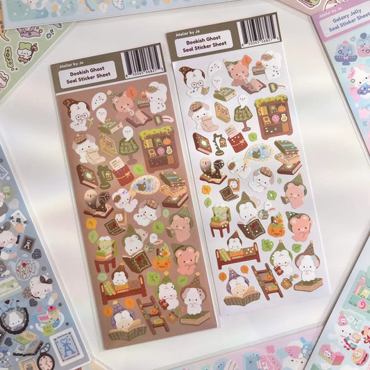 Atelier by Jo Bookish Ghost sticker B680