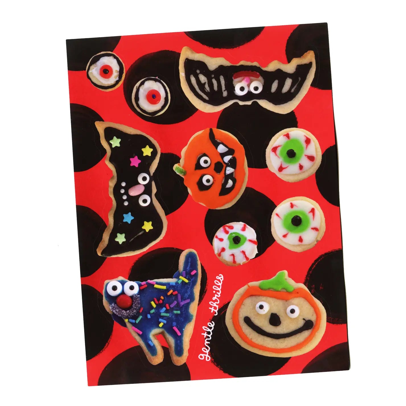 Gentle Thrills Halloween Cookies Sticker Sheet h22