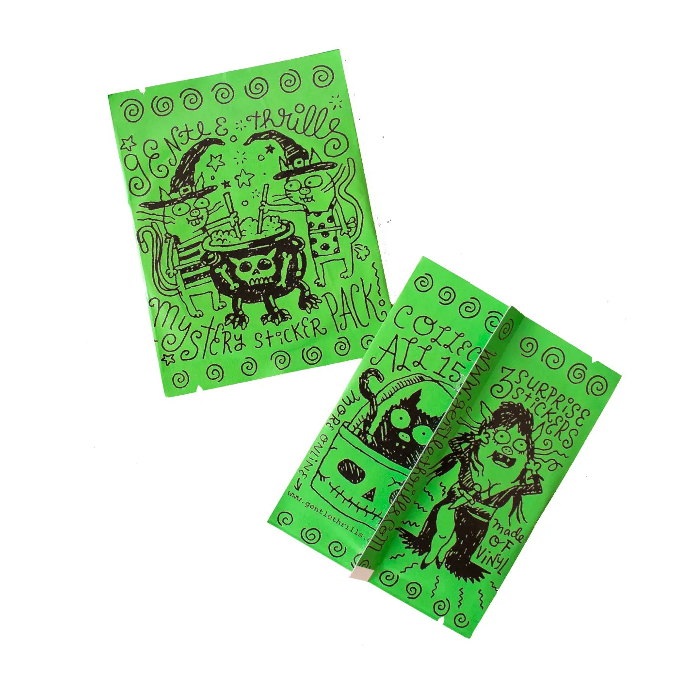 Gentle Thrills Mystery Halloween Sticker Pack H20