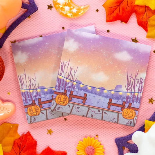 Unicorn Eclipse Phantom Park memo sticky notes H19