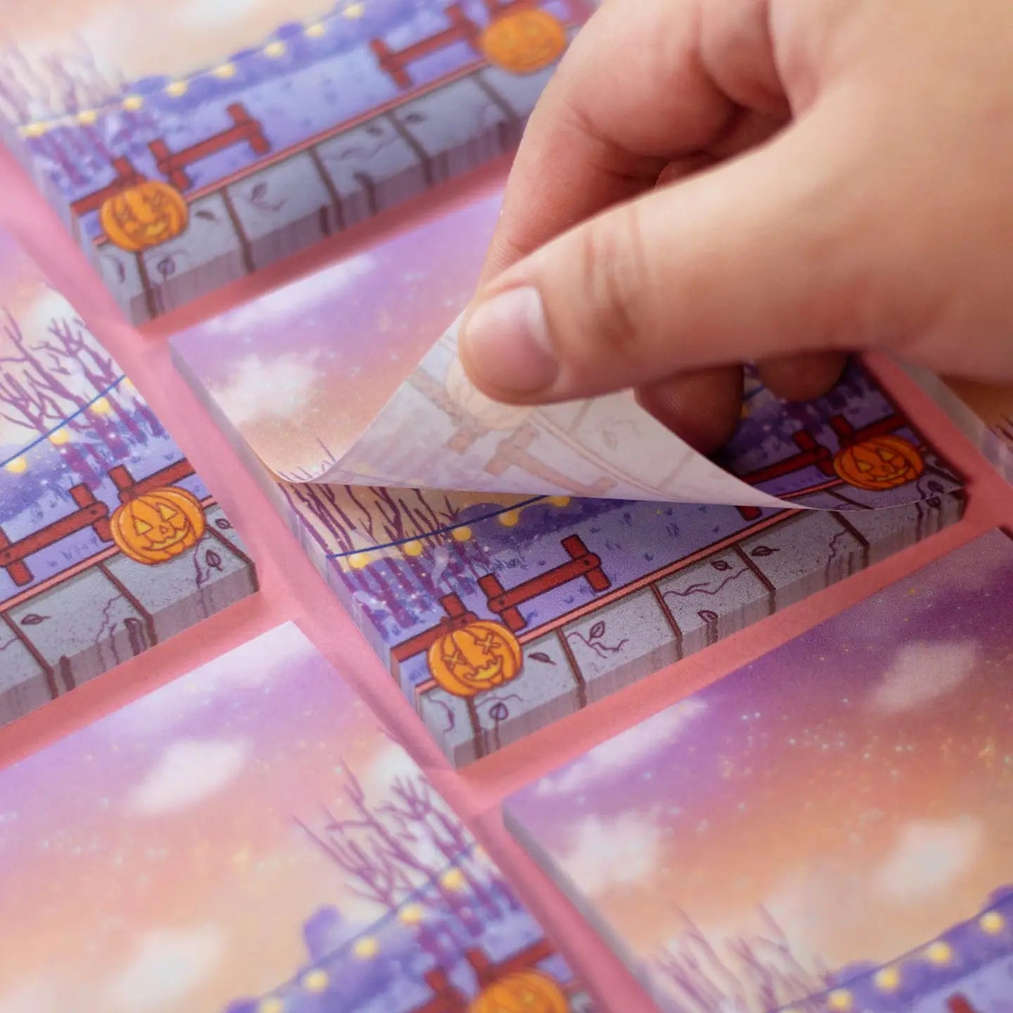 Unicorn Eclipse Phantom Park memo sticky notes H19