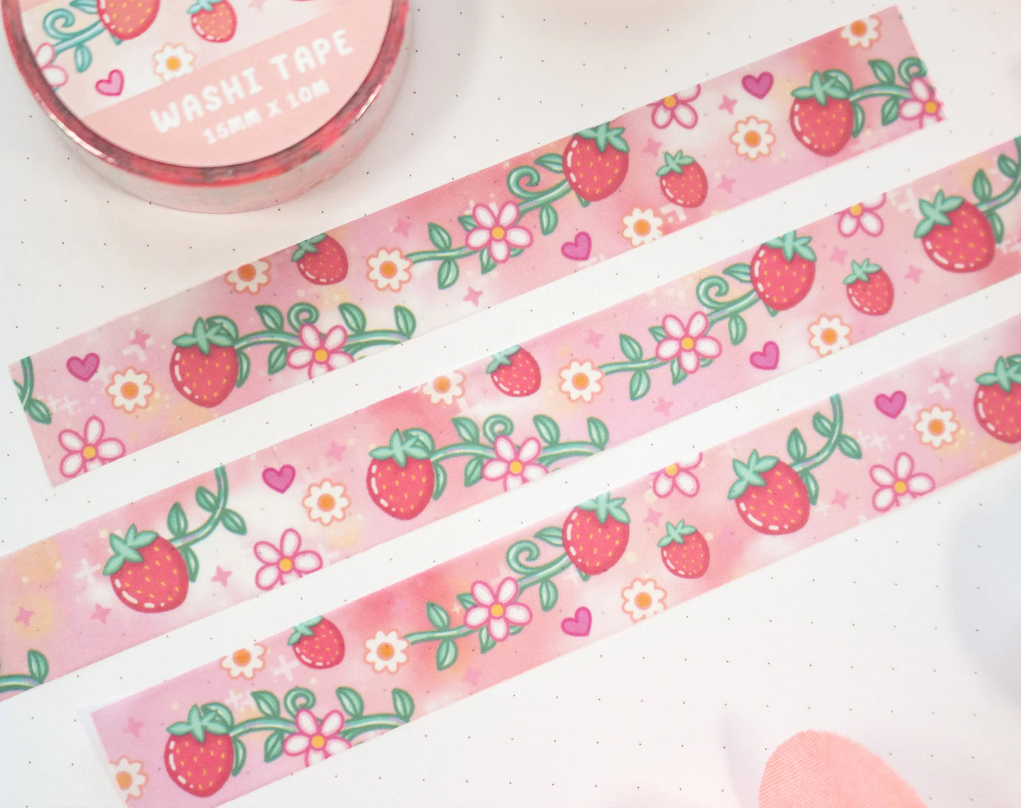 Unicorn Eclipse Strawberry washi tape w173
