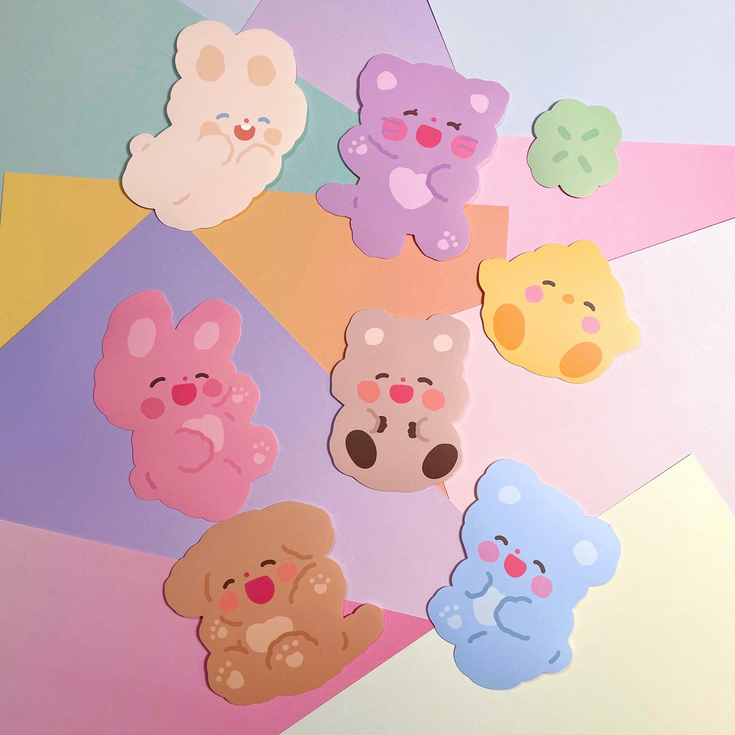 Rayeon Fancy Smiling Friends sticker set A25