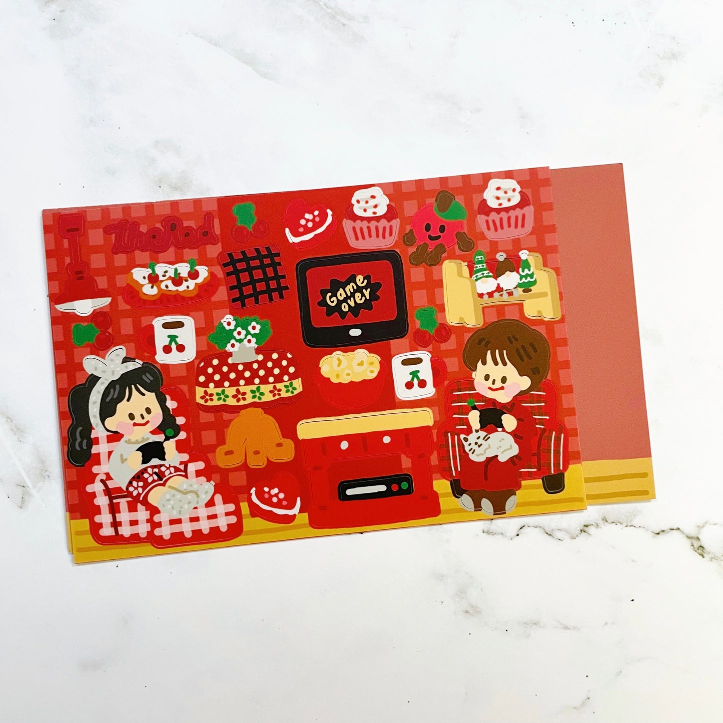 Dingamart The Red sticker A73