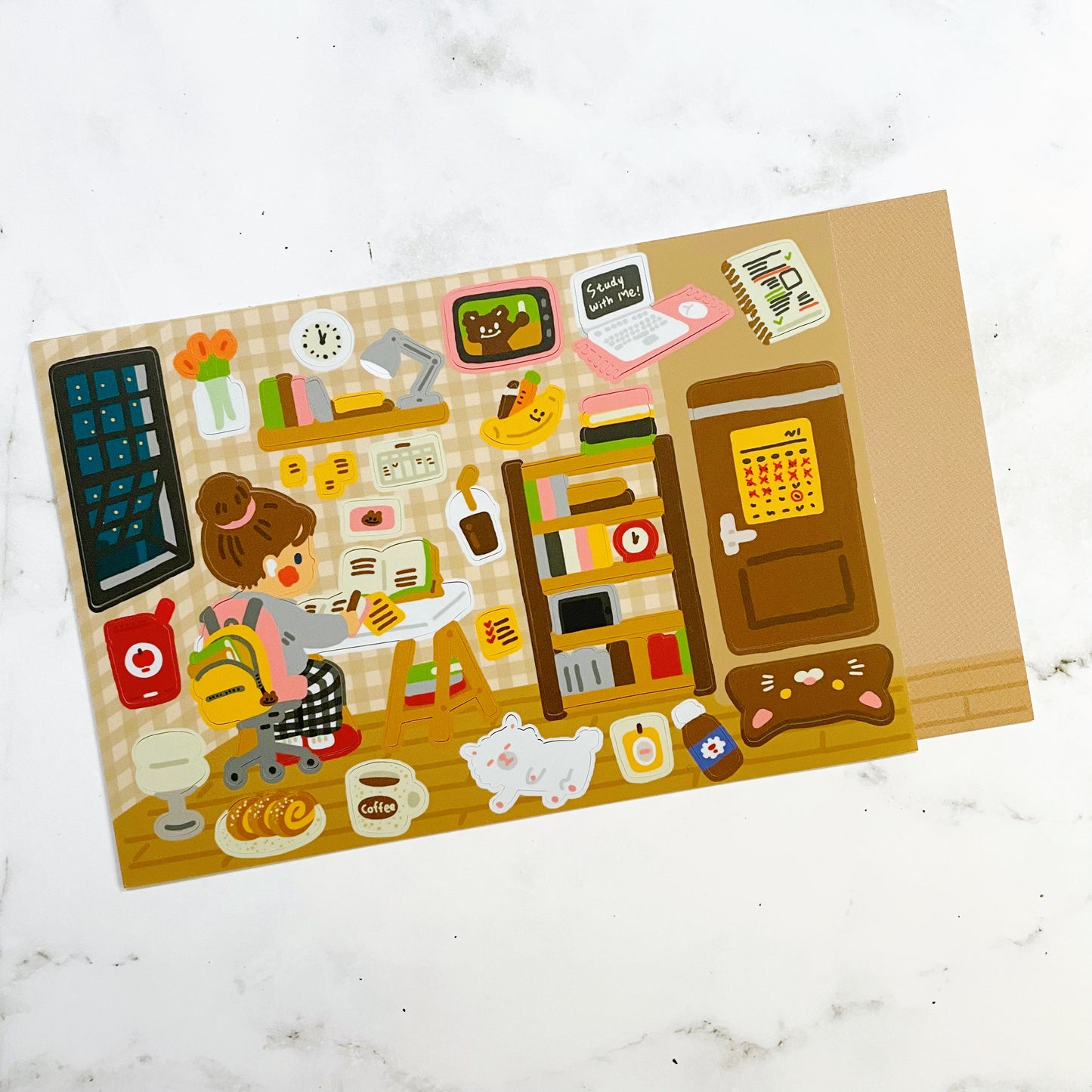 Dingamart Study with Me sticker A972