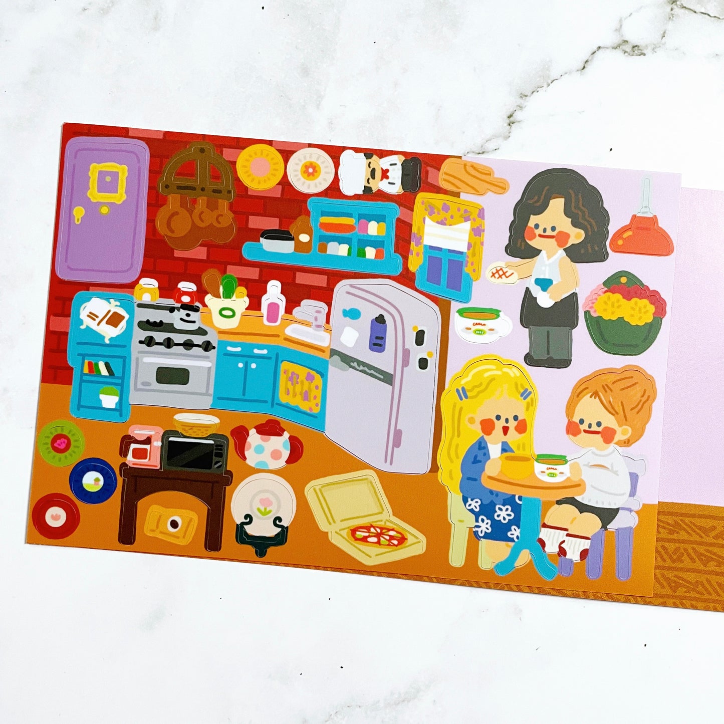 Dingamart Monica's Apt sticker A151