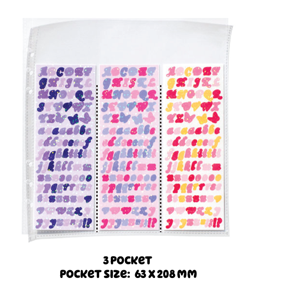 3 Pocket Inserts 10 pack