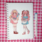 Natsuput Cake Shop Girls sticker set b669