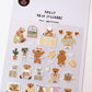 Sautelier Bear Home stickers b791