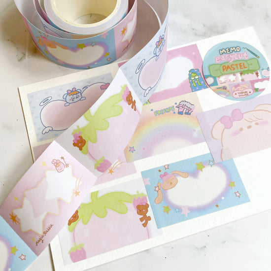 Thepuri Village Memo Easy Cut Pastel tape w163