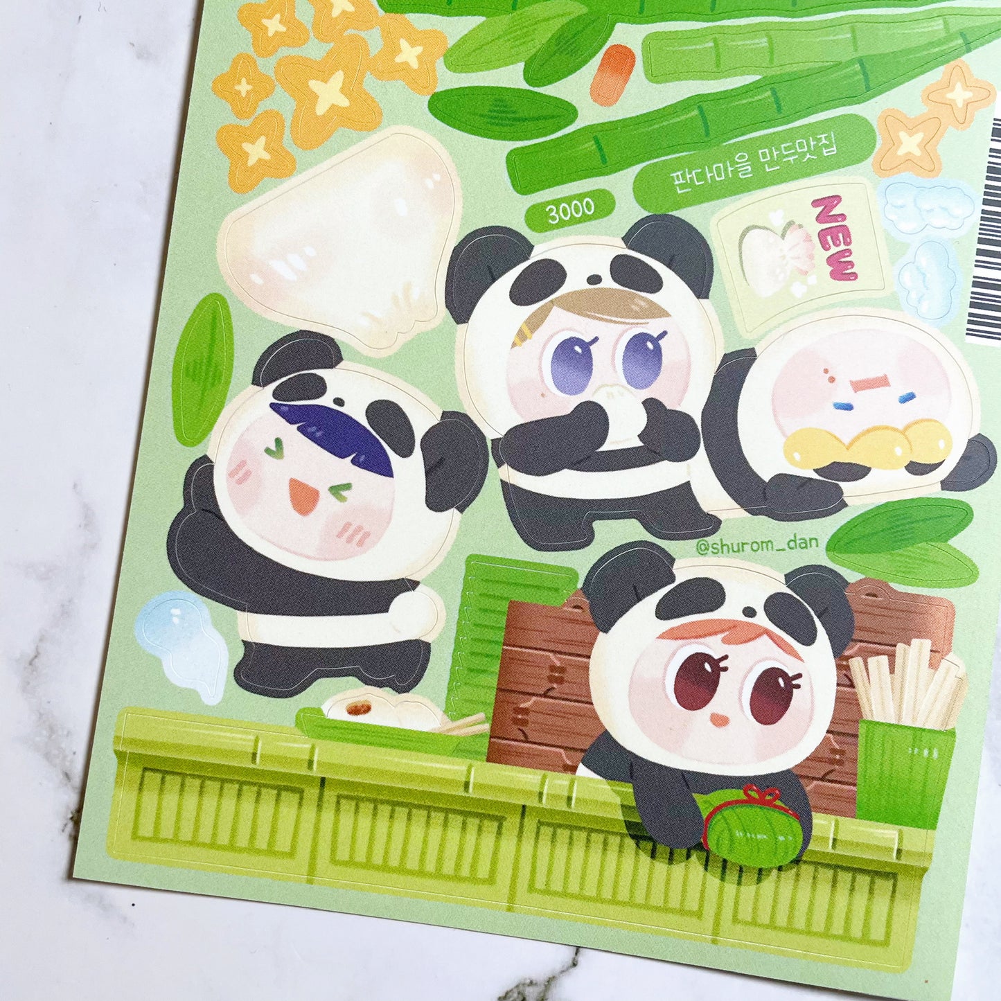 Shuromdan Panda sticker b254