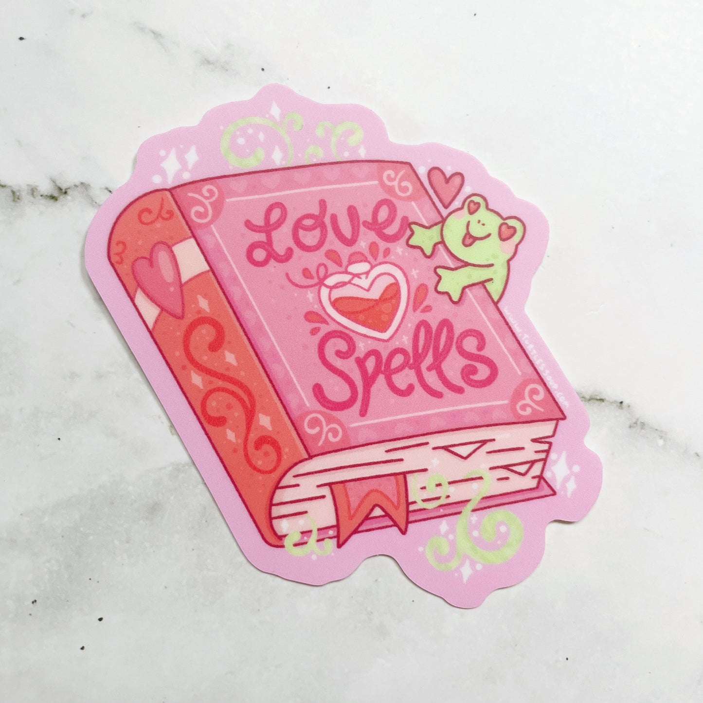 Turtle's Soup Love Spells Vinyl Sticker ts5