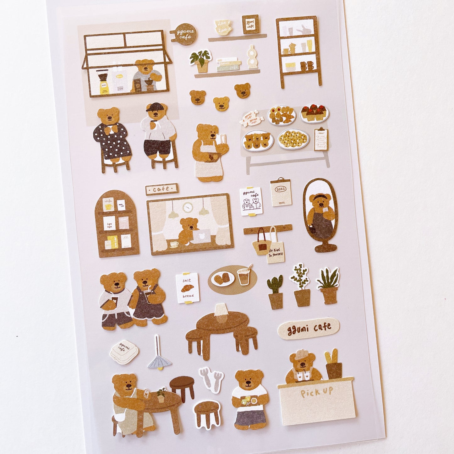 Sautelier Bear Cafe stickers b790