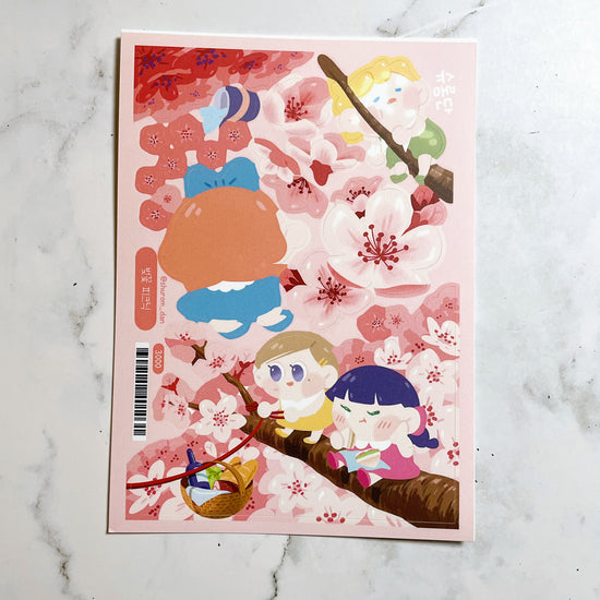 Shuromdan Sakura Picnic sticker b249