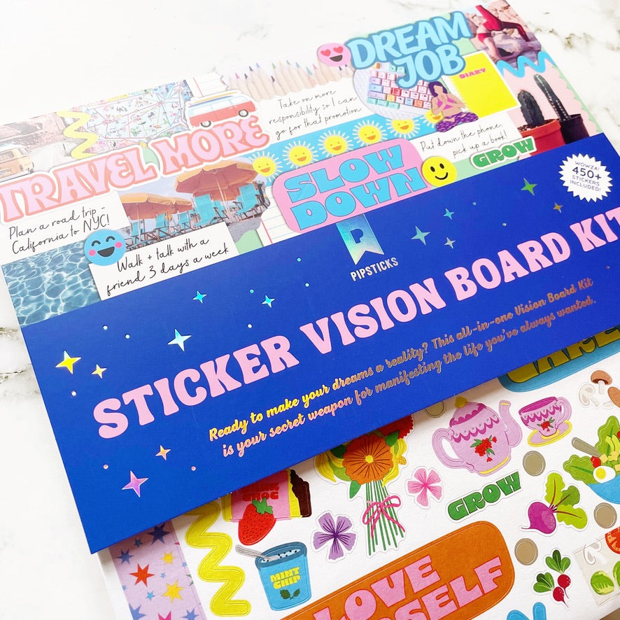 Pipsticks  Live The Dream Vision Board Kit L35