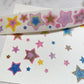 Thepuri Village Star Kiss cut glitter sticker roll w179