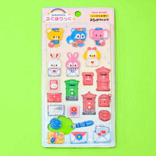 Rainbowholic x Ochame Friends 3D Sticker Air Mail