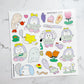 Downtown Mix Juice Jealous Penguin sticker b340