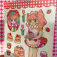 Natsuput Cutie Cafe sticker b668