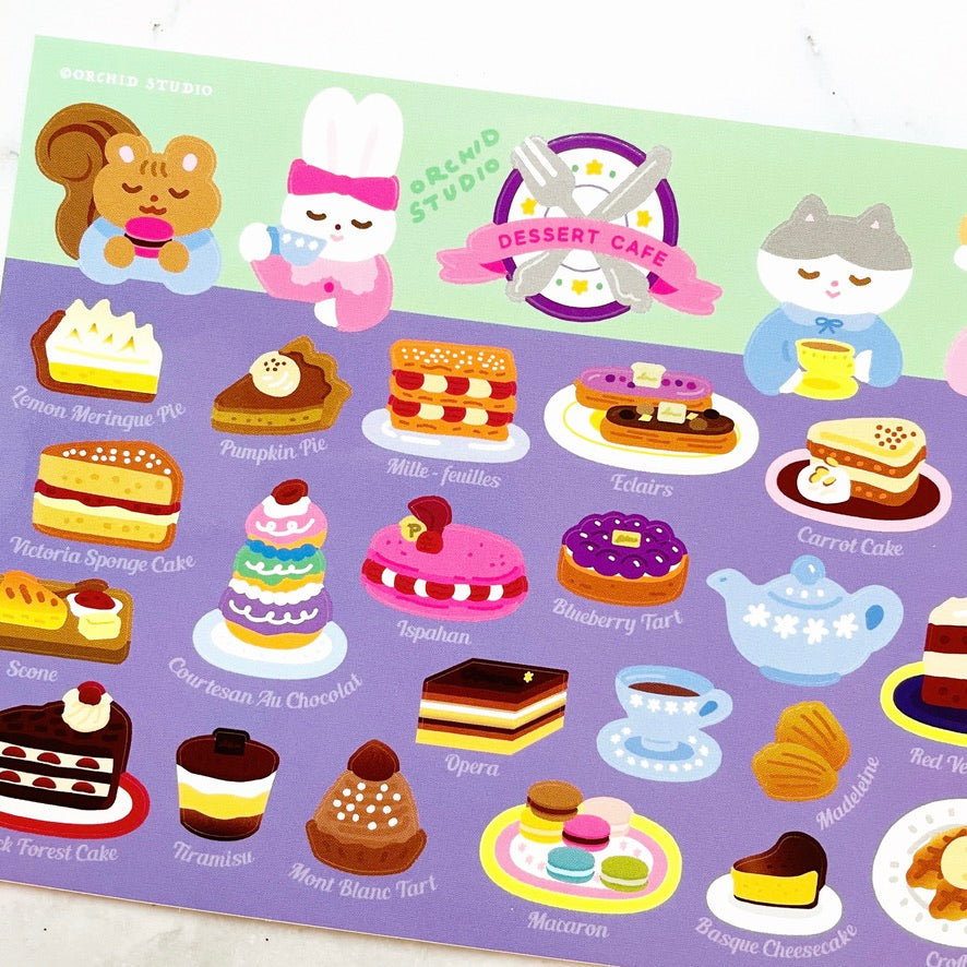 Orchid Studio Dessert Cafe sticker b809